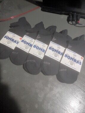 Bombas Size L Ankle Socks NIP (5) Ct